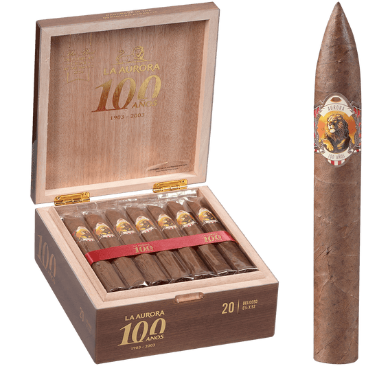 La Aurora 100 Anos Belicoso Corojo 6.25X52 20Ct Box