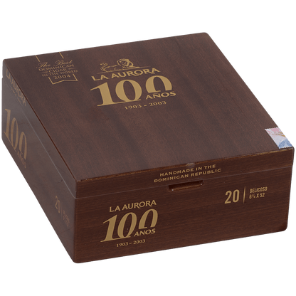 La Aurora 100 Anos Belicoso Corojo 6.25X52 20Ct Box