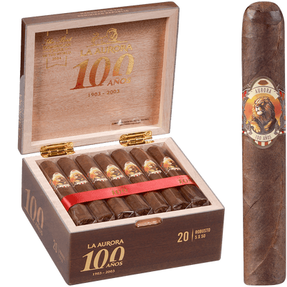 La Aurora 100 Anos Robusto Corojo 5X50 20 Ct Box
