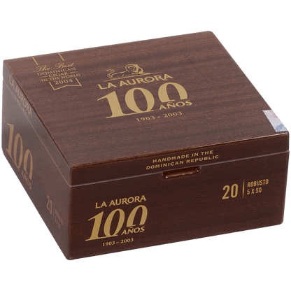 La Aurora 100 Anos Robusto Corojo 5X50 20 Ct Box