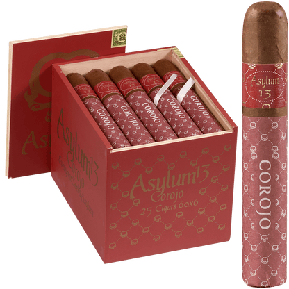 Asylum 13 Authentic Corojo 25 Ct. Box 6 X 60