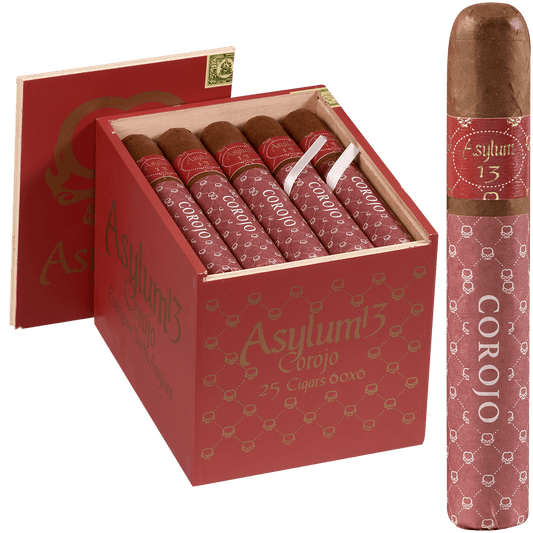 Asylum 13 Authentic Corojo 25 Ct. Box 6 X 60