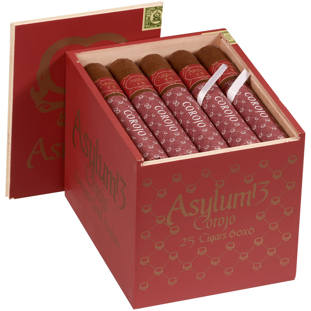 Asylum 13 Authentic Corojo 25 Ct. Box 6 X 60