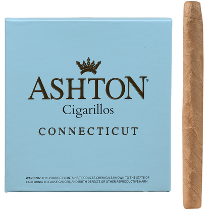 Ashton Cigarillos Connecticut 10/10 Packs 4.25X32