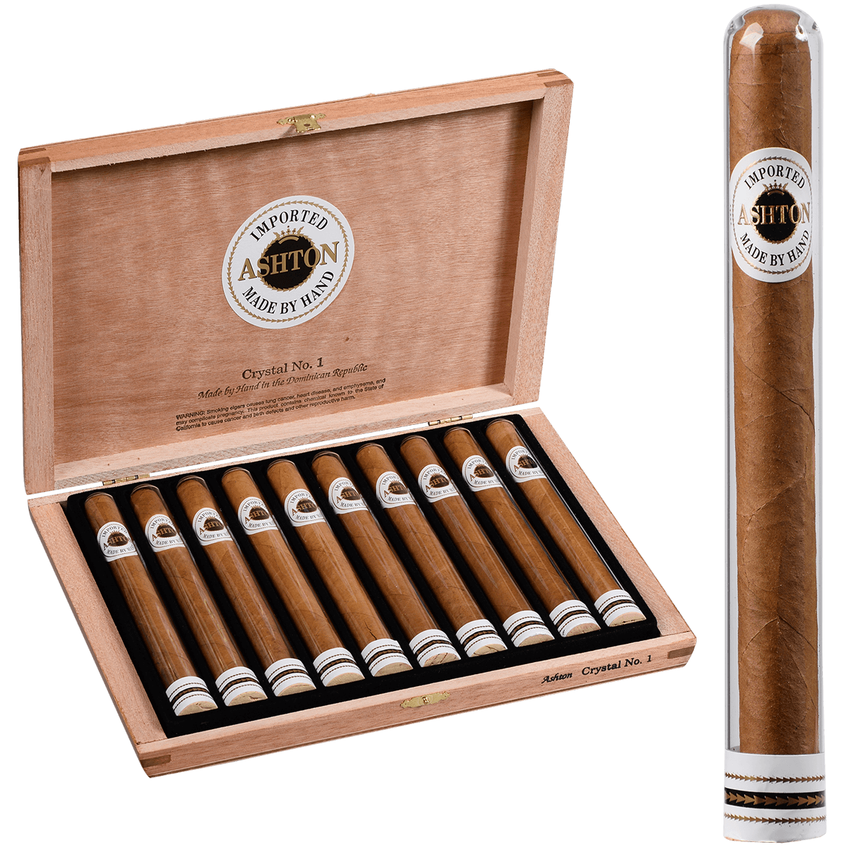 Ashton Classic Crystal #1 10 Ct. Box 6.50X44