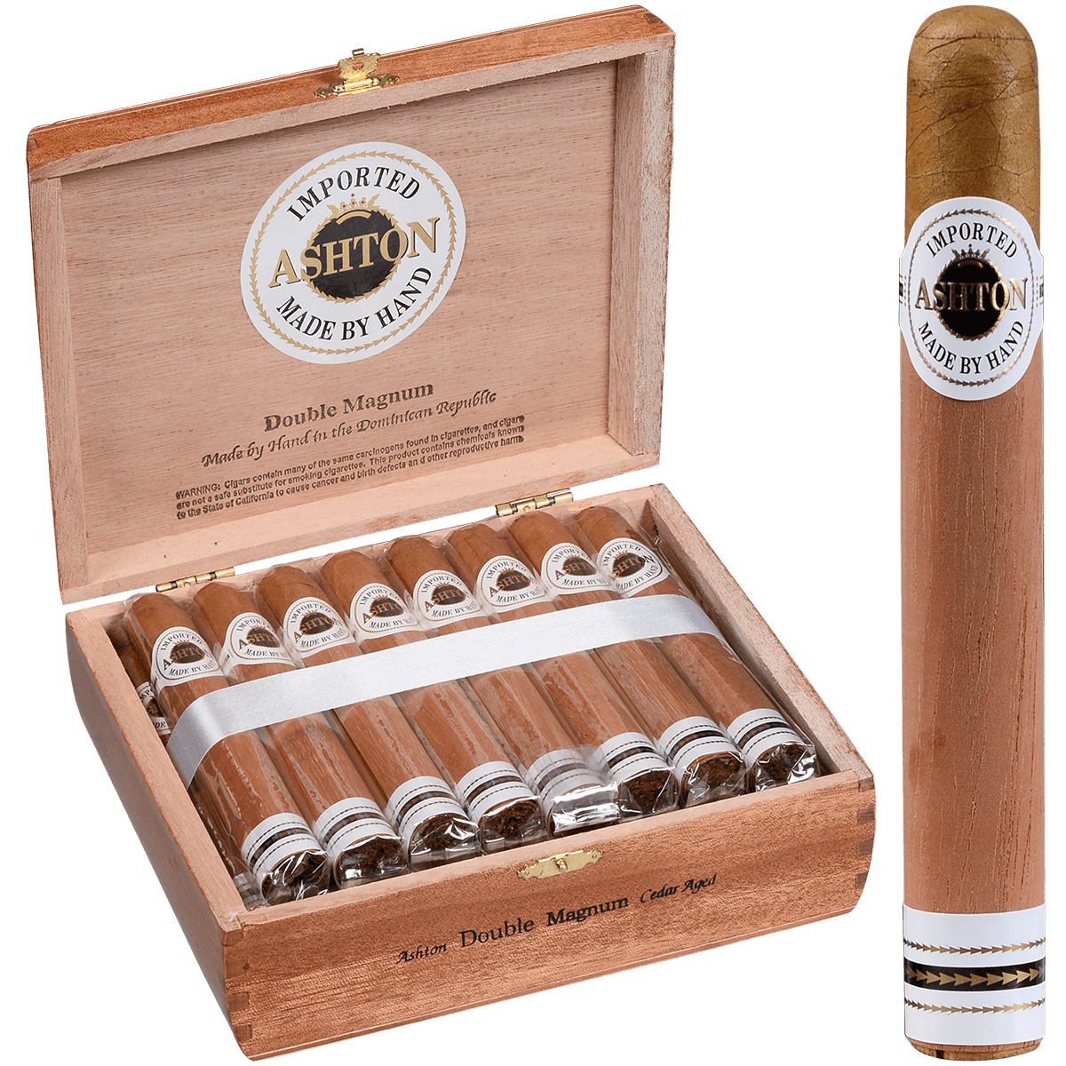 Ashton Classic Double Magnum 25 Ct. Box 6.00X50