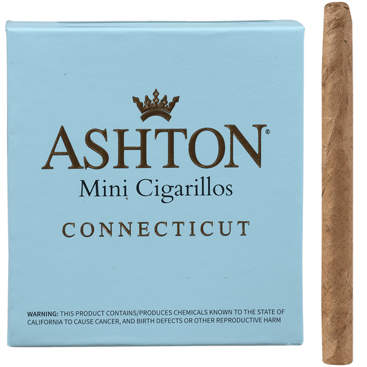 Ashton Cigarillos Mini Connecticut 10/20 Packs 3.25X20