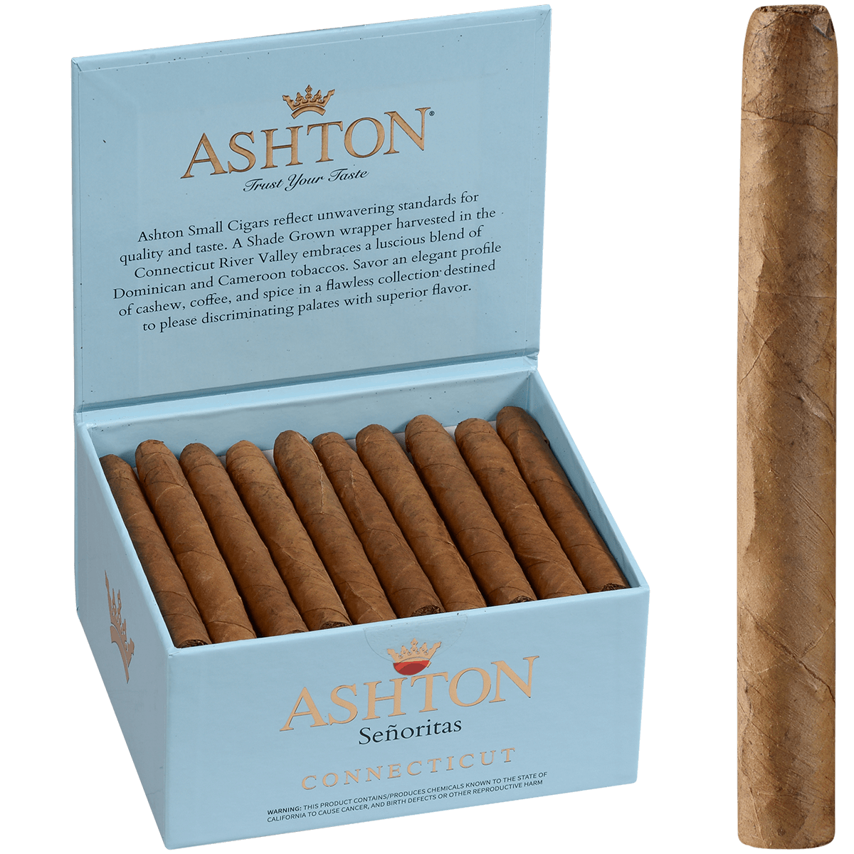 Ashton Senoritas Connecticut 50 Ct. Box 3.75X30