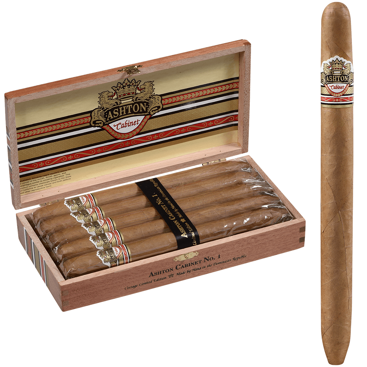 Ashton Cabinet #1 10 Ct. Box 9.00X52