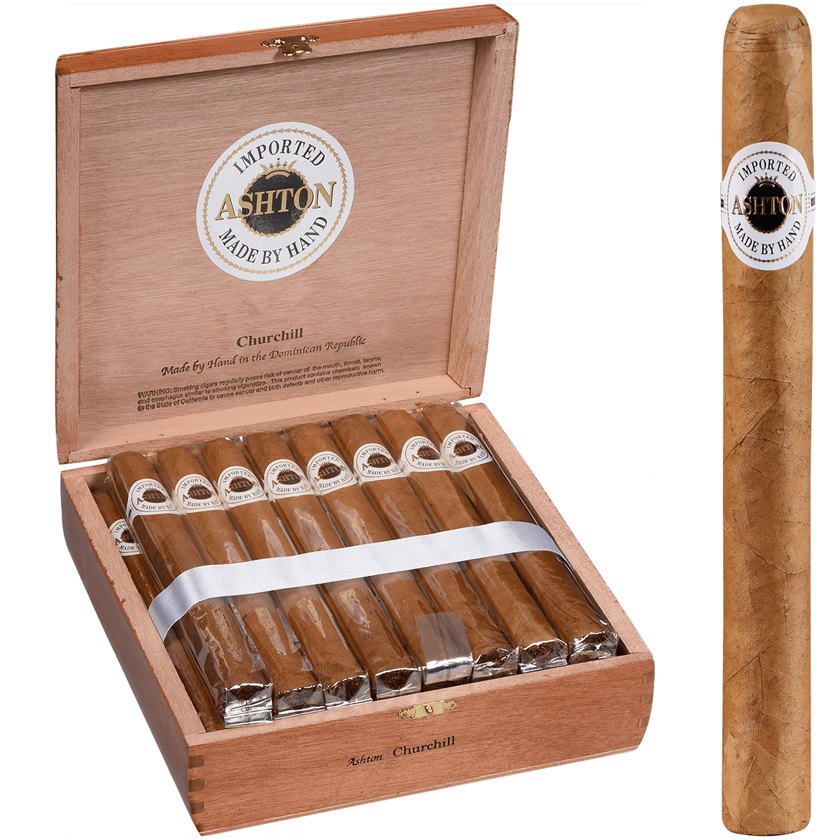 Ashton Classic Churchill 25 Ct. Box 7.50X52