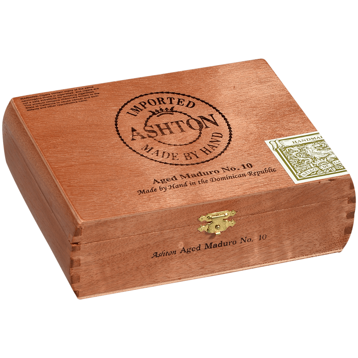 Ashton Aged Maduro #10 25 Ct. Box 5.00X50
