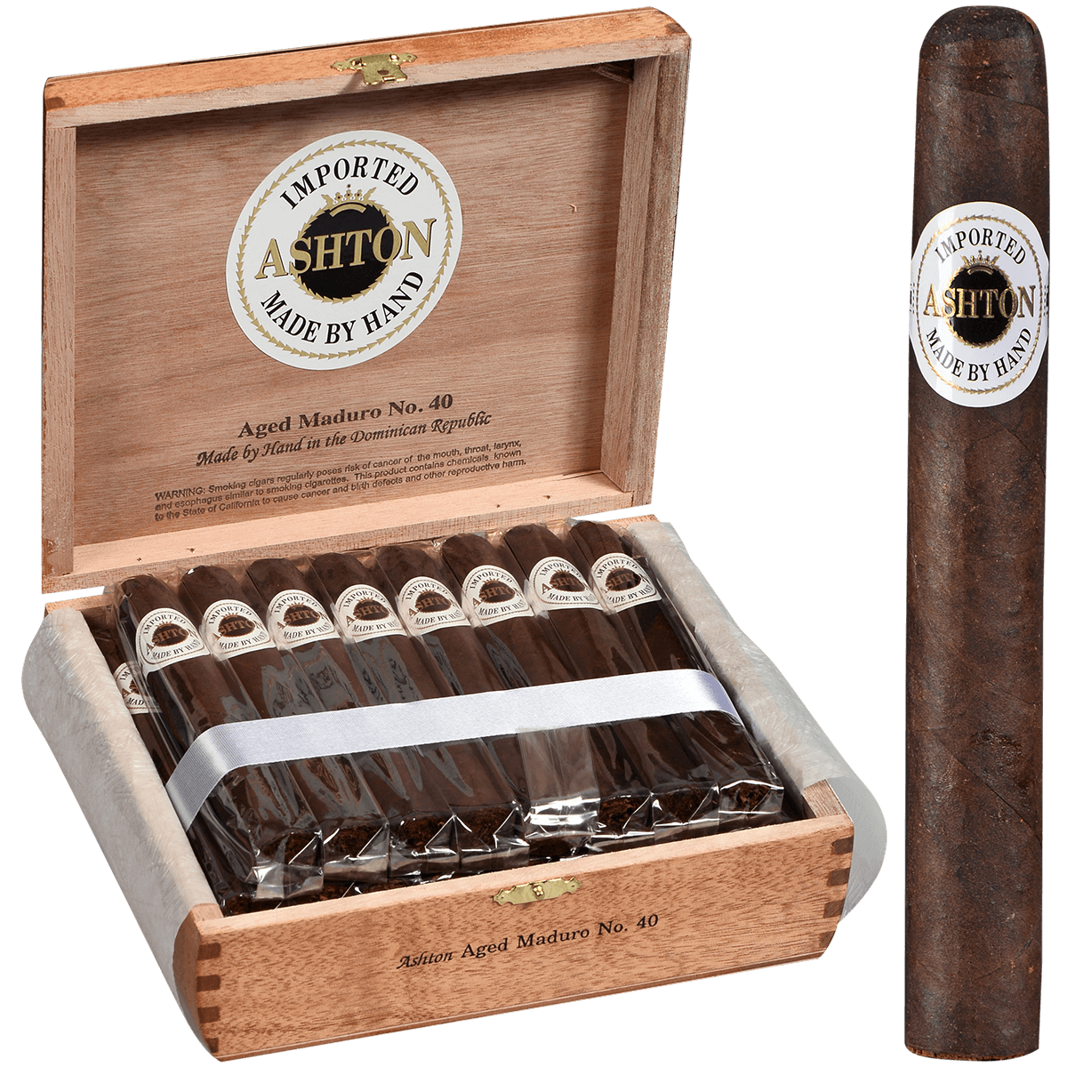 Ashton Aged Maduro #40 25 Ct. Box 6.00X50