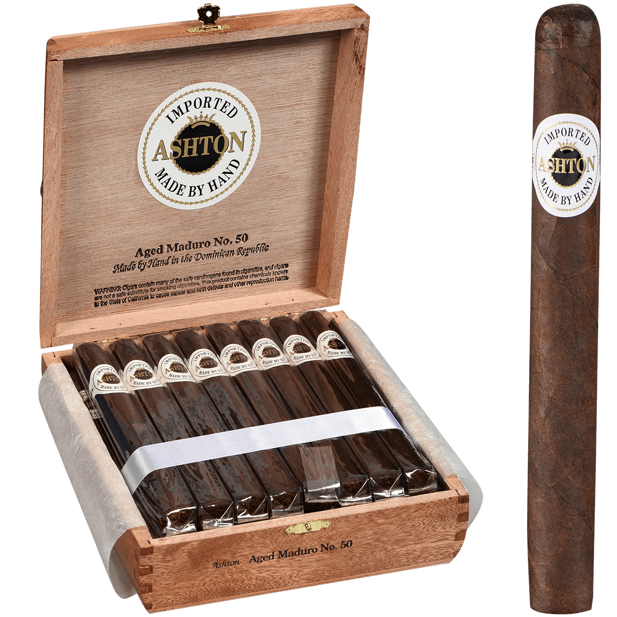 Ashton Aged Maduro #50 25 Ct. Box 7.00X48