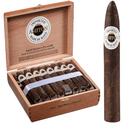 Ashton Aged Maduro Pyramid 25 Ct. Box 6.00X52