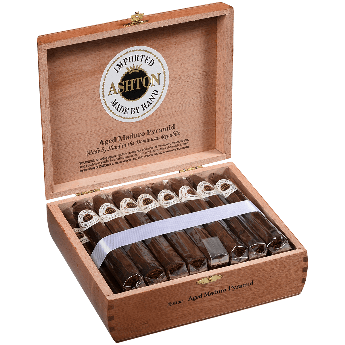 Ashton Aged Maduro Pyramid 25 Ct. Box 6.00X52