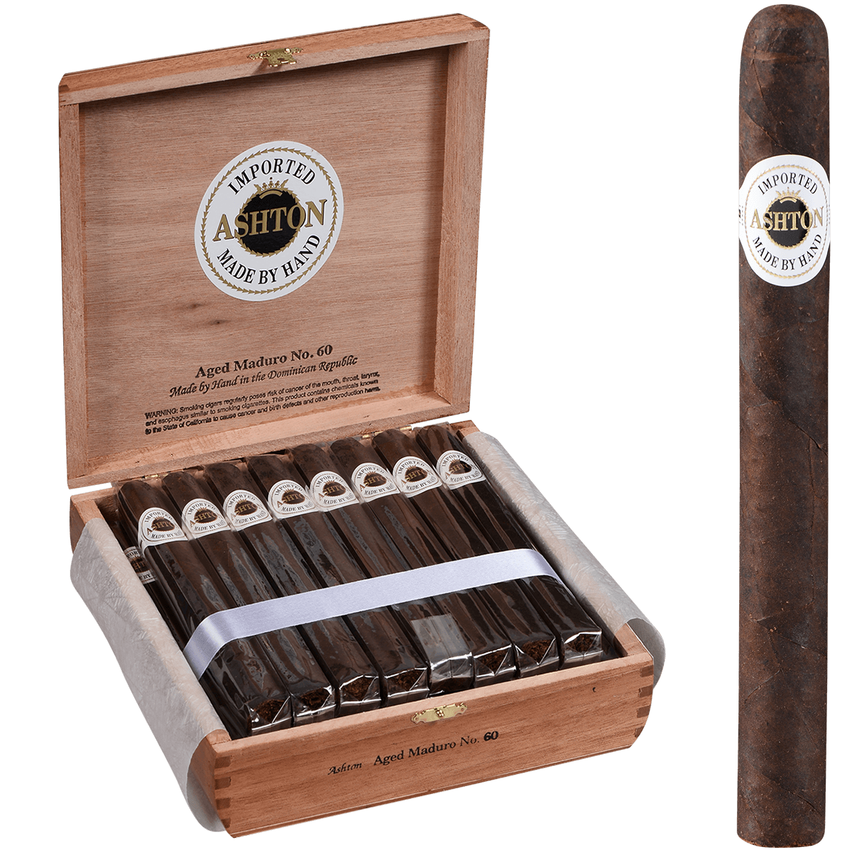 Ashton Aged Maduro #60 25 Ct. Box 7.50X52