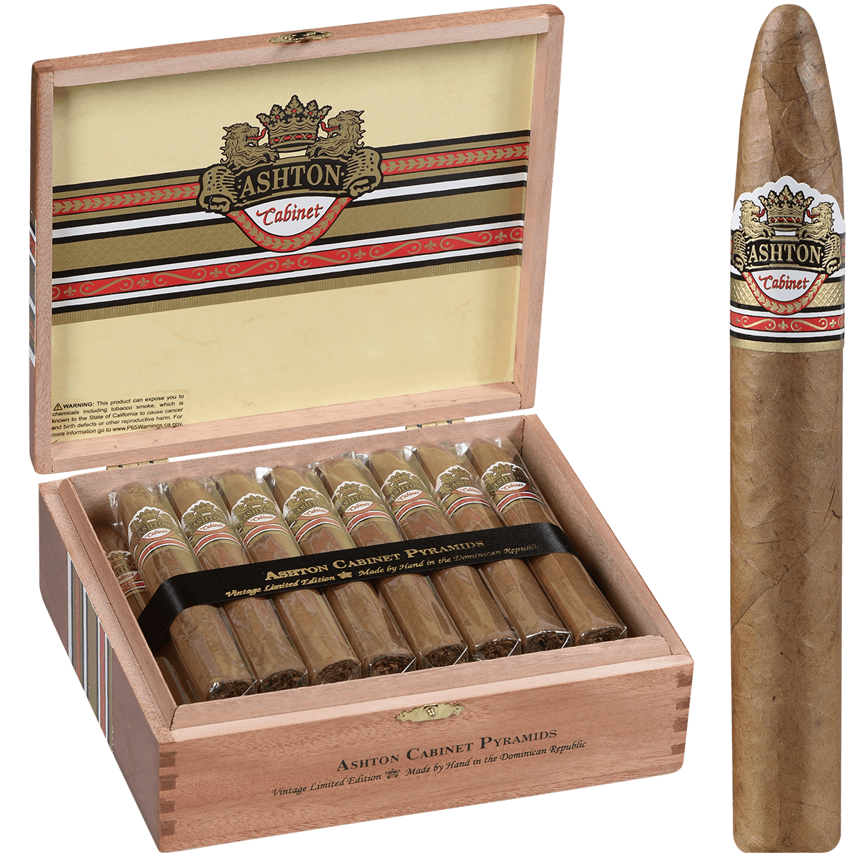 Ashton Cabinet Pyramid 25 Ct. Box 6.00X52