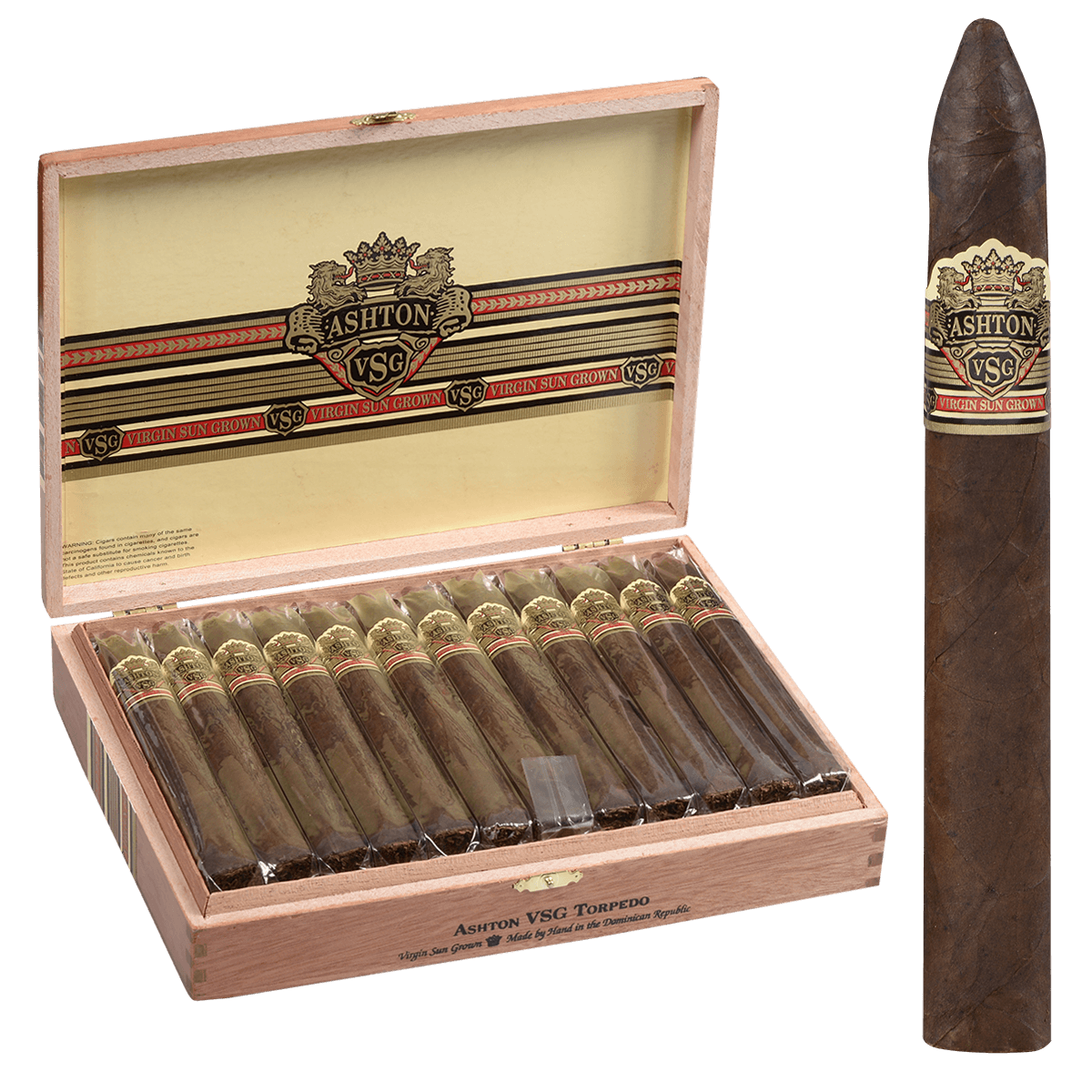 Ashton Vsg Corona Gorda 24 Ct. Box 5.75X46