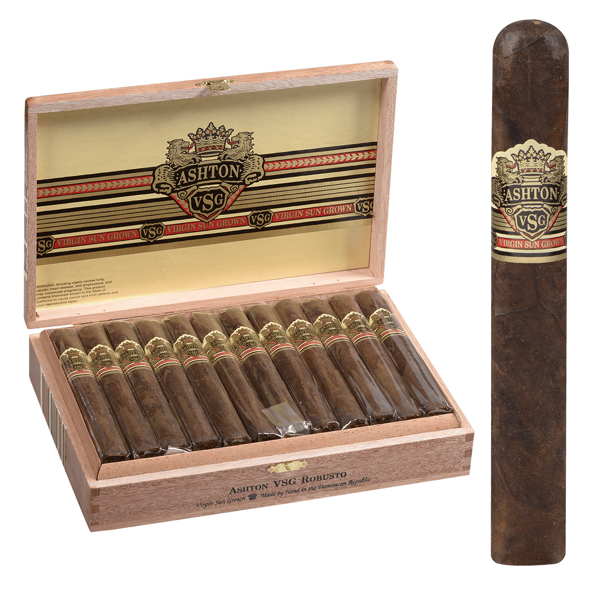 Ashton Vsg Robusto 5.50X50