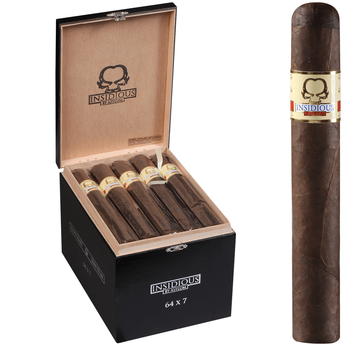 Asylum Insidious Maduro 64X7 25 Ct. Box 7.00X64