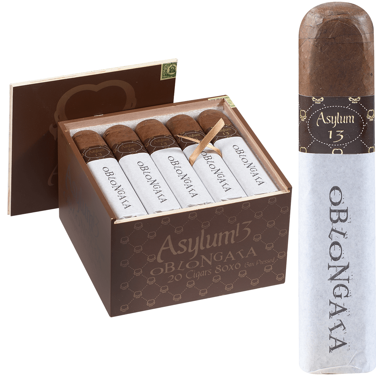 Asylum 13 Oblongata 80X6 20Ct. Box 6.00X80
