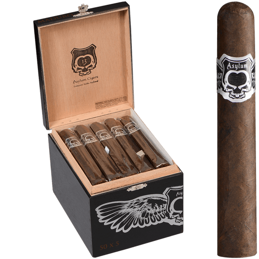 Asylum Nyctophilia Maduro 50X5 25 Ct. Box 5.00X50