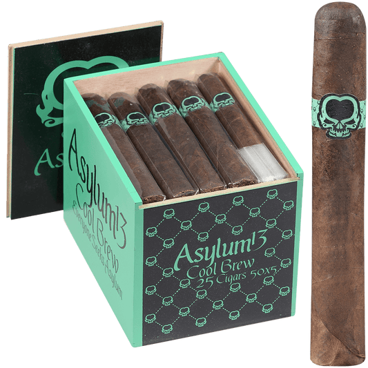 Asylum 13 Cool Brew Robusto 25 Ct Box 5X50