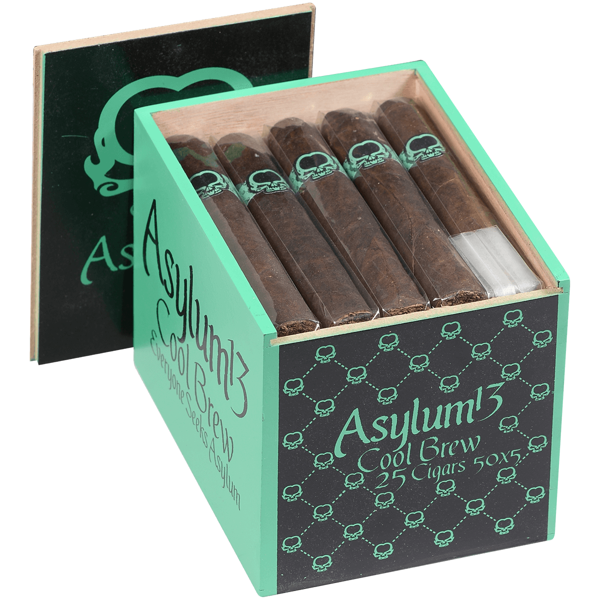 Asylum 13 Cool Brew Robusto 25 Ct Box 5X50