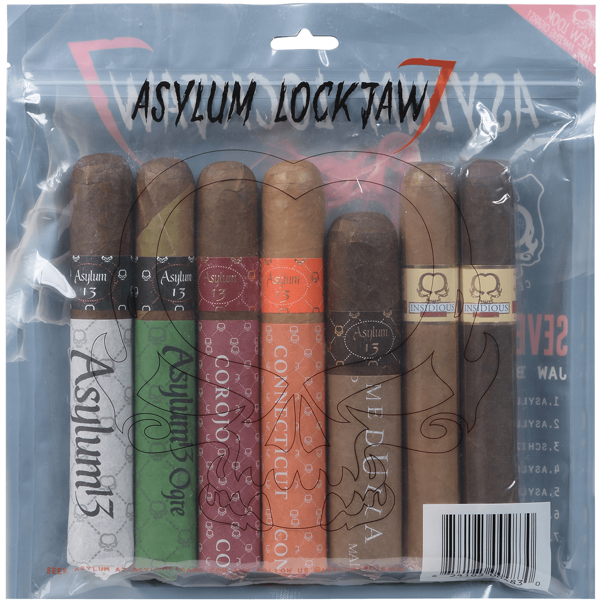 Asylum Lockjaw Variety Large Size Cigars 1/7