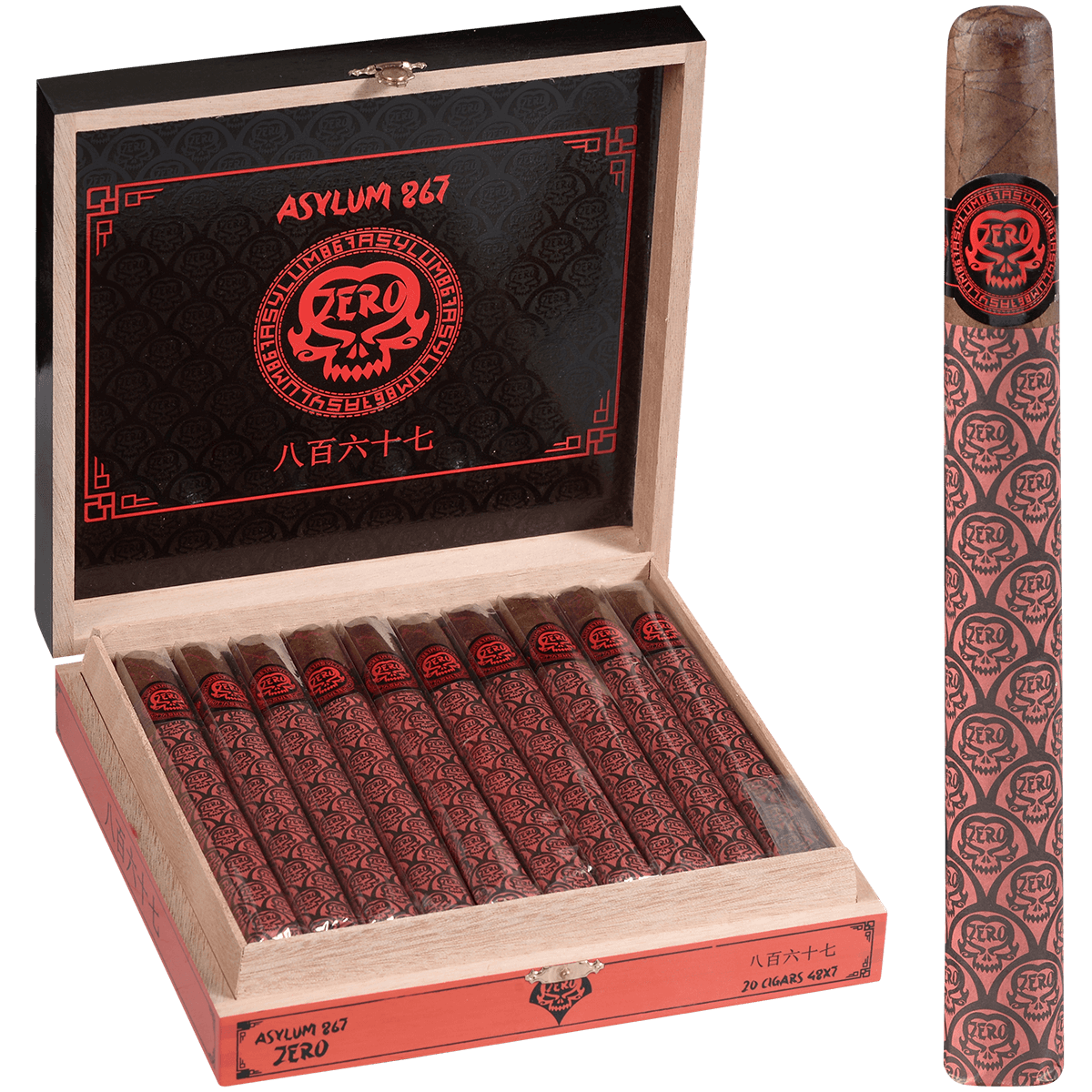 Asylum 867 Zero Churchill 7. 00 X 48 20Ct. Box