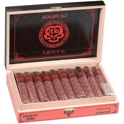 Asylum 867 Zero Robusto 20 Ct. Box 5.00X50