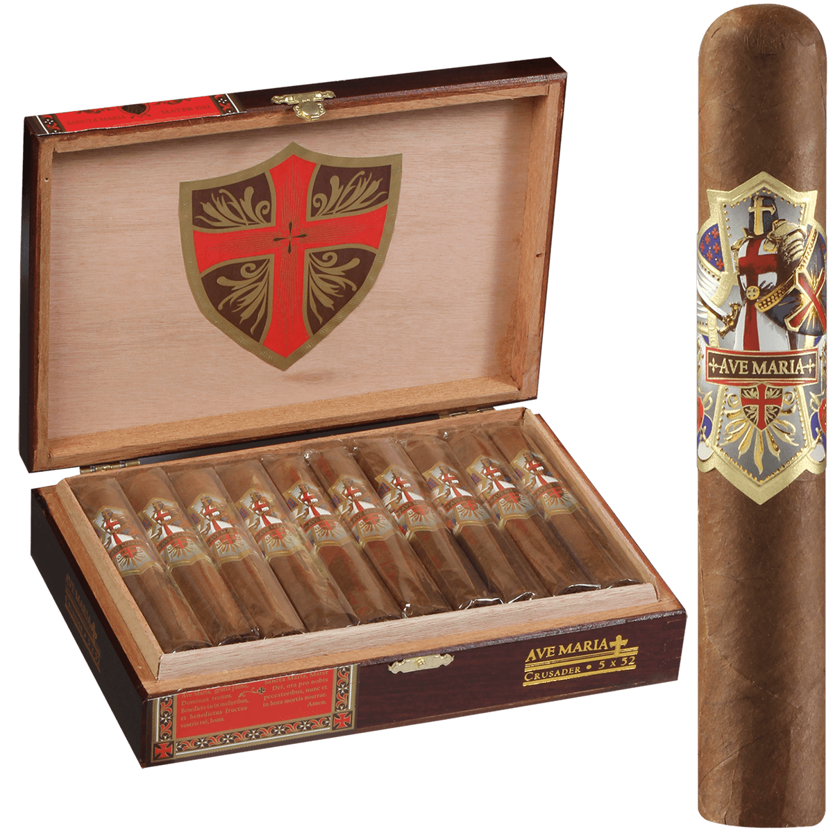 Ave Maria Crusader 20 Ct. Box 5.00X52