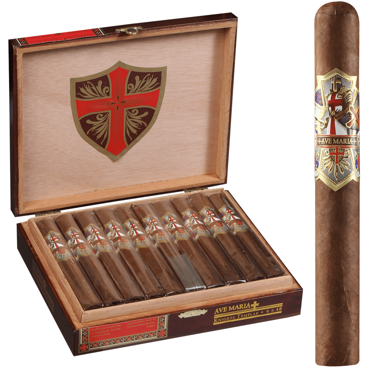 Ave Maria Knights Templar 20 Ct. Box 6.00X48