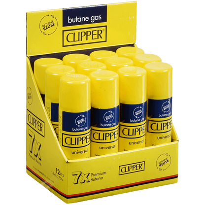 Clipper Butane 138Ml Gas Refill 12 Ct Display