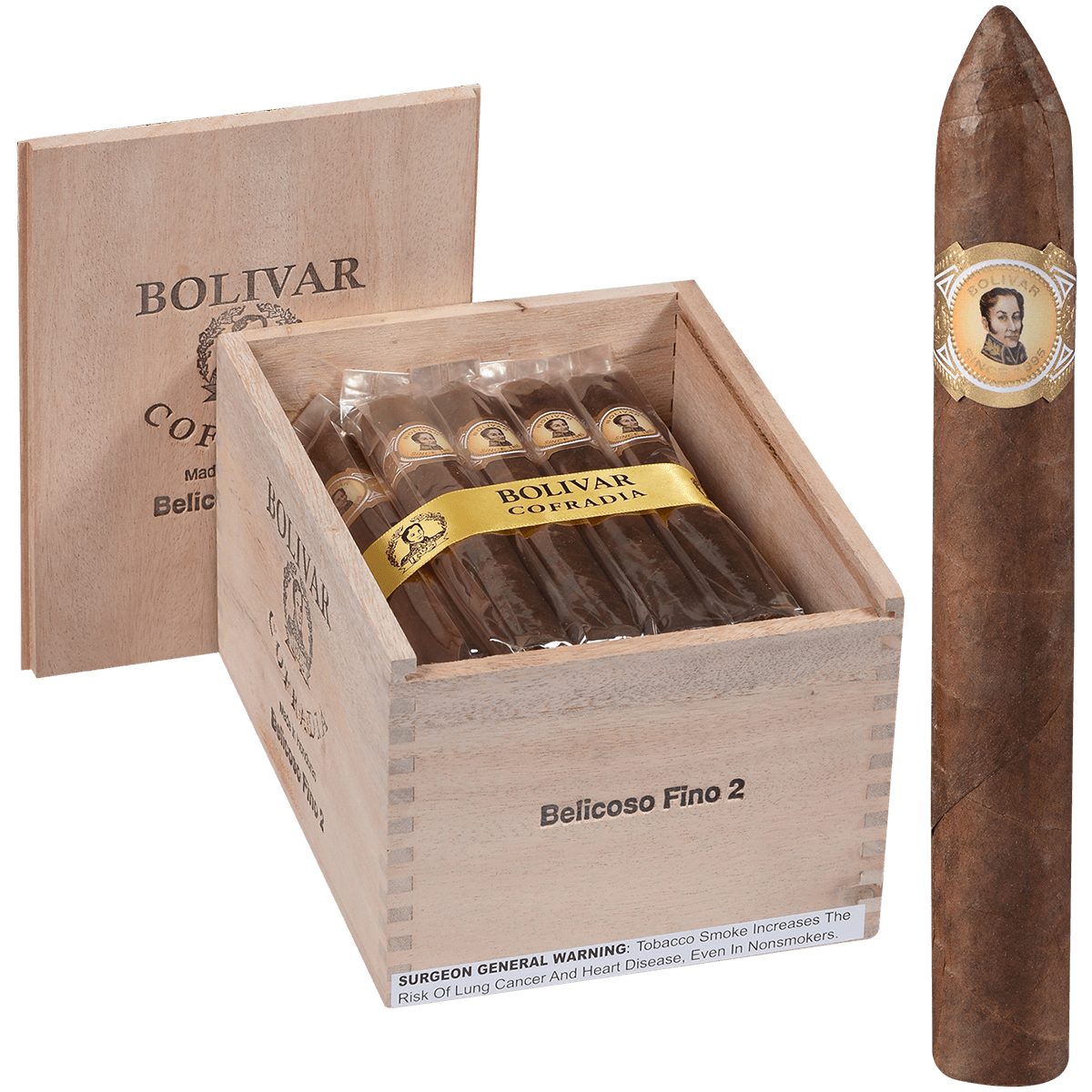 Bolivar Cofradia Torpedo 25 Ct 6 1/4 X 50