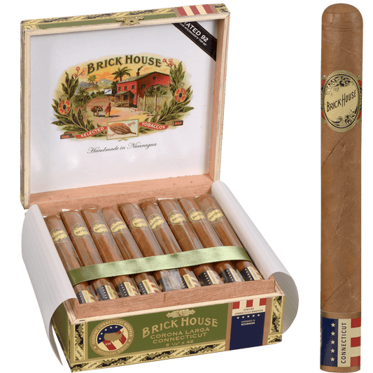 Brick House Double Connecticut Corona Larga 25 Ct. Box 6.25X46