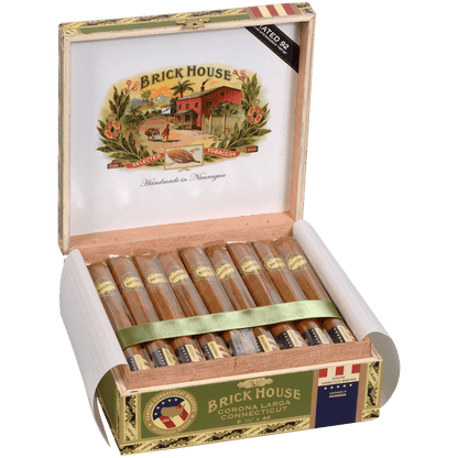 Brick House Double Connecticut Corona Larga 25 Ct. Box 6.25X46