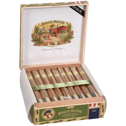 Brick House Double Connecticut Churchill 25 Ct. Box 7.25X50