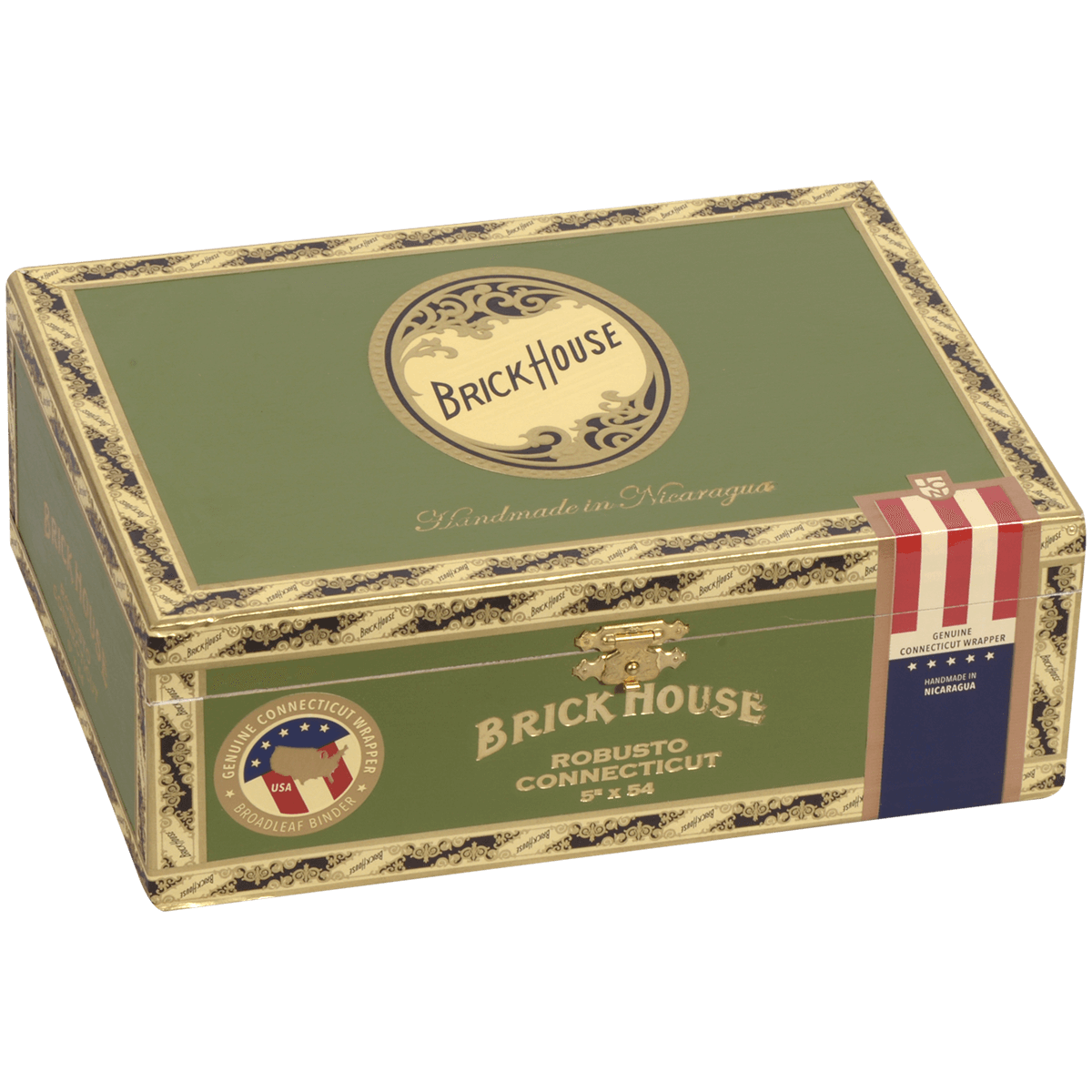 Brick House Double Connecticut Robusto 25 Ct. Box 5.00X54