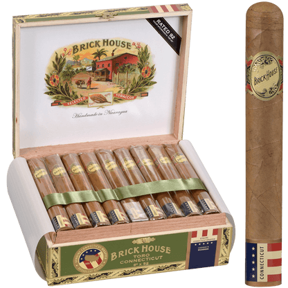 Brick House Double Connecticut Toro 25 Ct. Box 6.00X52