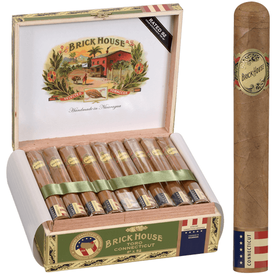 Brick House Double Connecticut Toro 25 Ct. Box 6.00X52