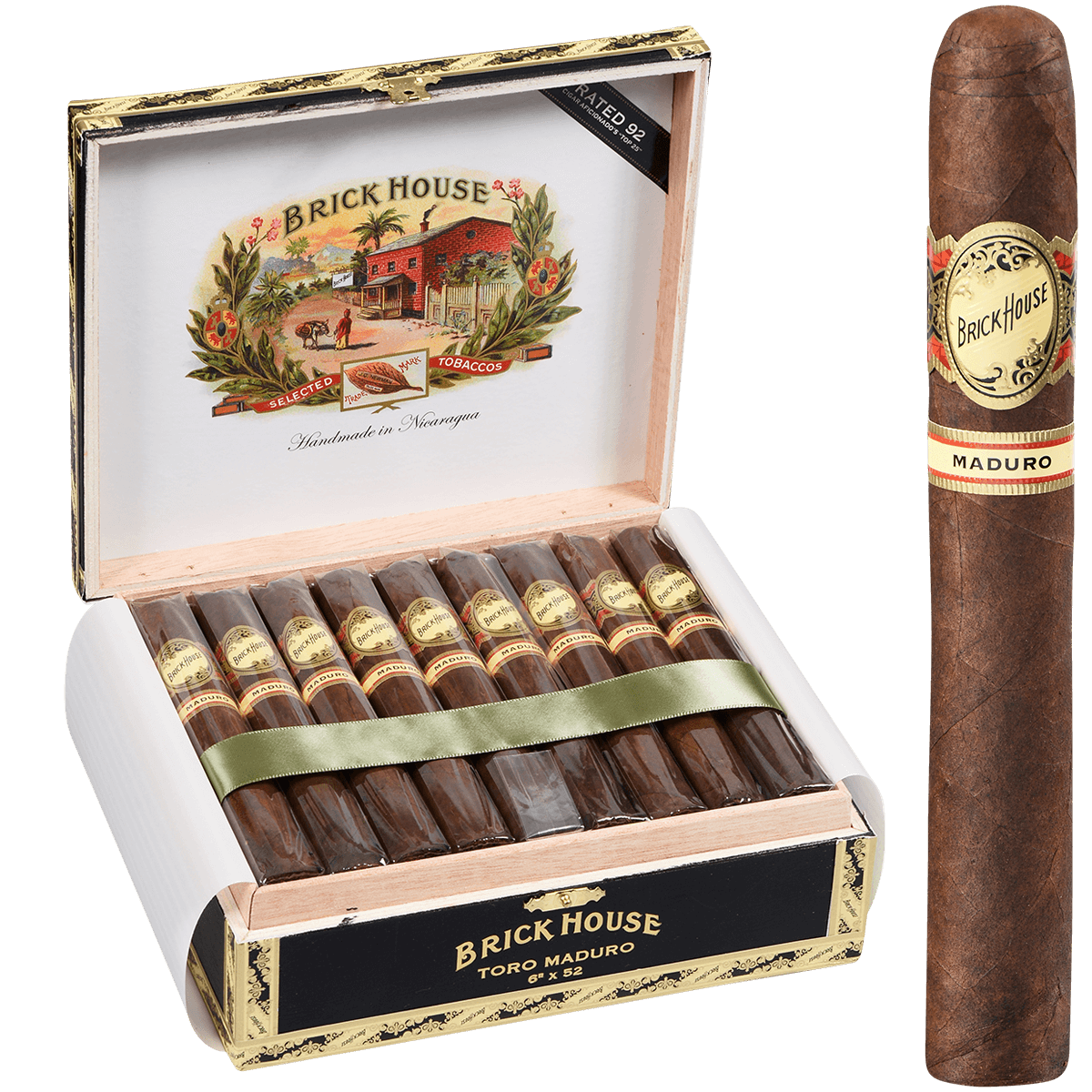 Brick House Maduro Toro 25 Ct. Box 6.00X52