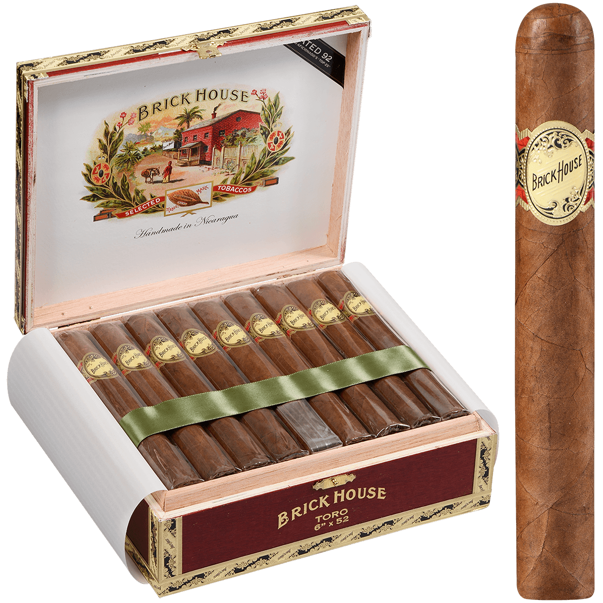 Brick House Toro 25 Ct. Box 6.00X52