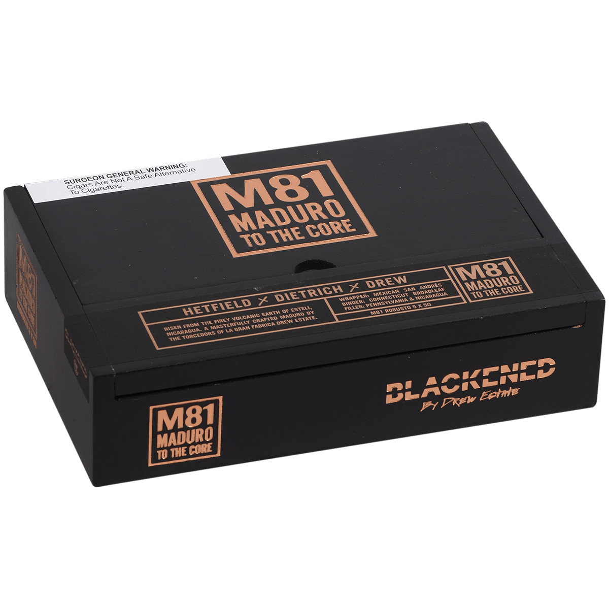 Blackened By Drew Estate M81 Robusto 20Ct 5X 50 Bx