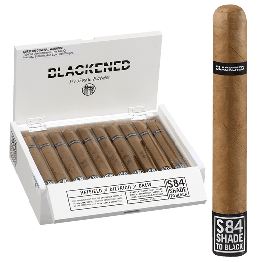 Blackened By Drew Estate S84 Shade To Black Toro 20 Ct. Box 6.00X52