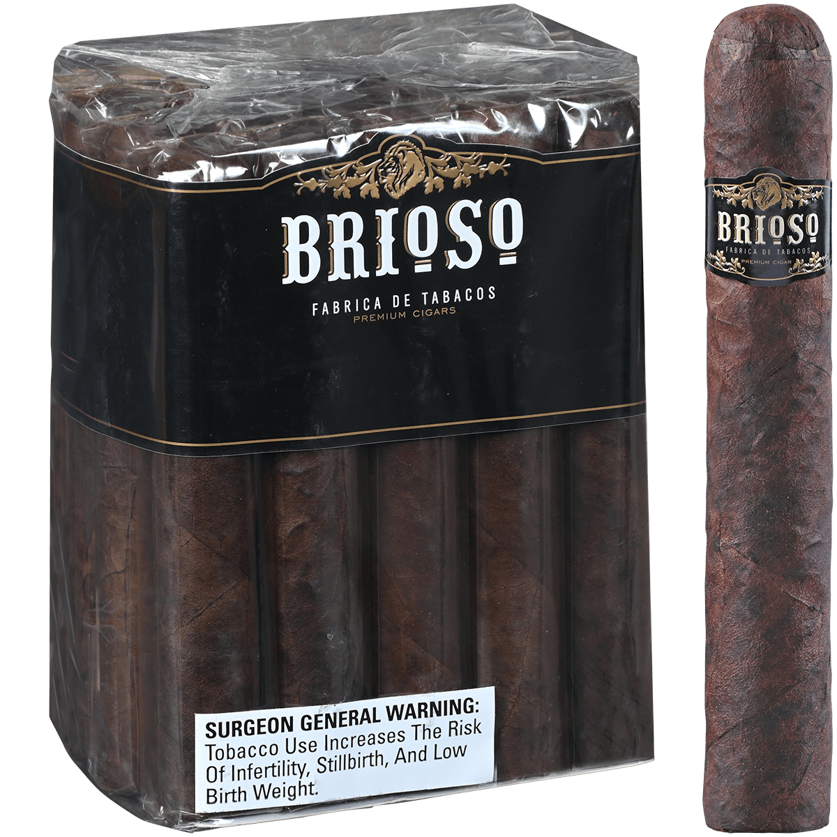 Brioso Gigante Maduro 20 Ct. Bundle 6.00X60
