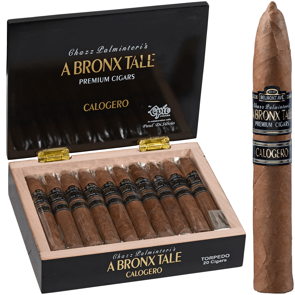 A Bronx Tale By Epic Cigars Torpedo 20 Ct. Box 6.00X52