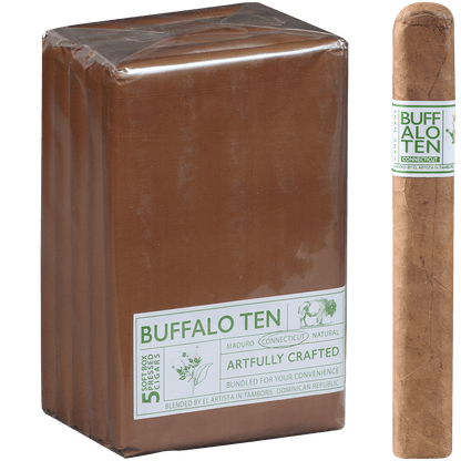 Buffalo Ten By Artista Cigars Toro Connecticut Display Refill Packs 5/5 Ct. 6.00X60