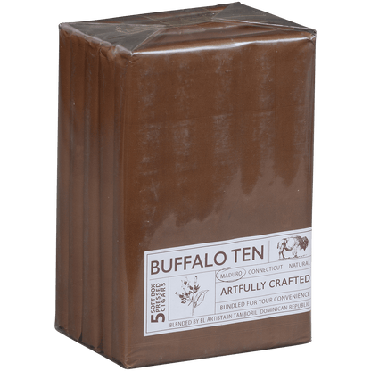 Buffalo Ten By Artista Cigars Toro Maduro Display Refill Packs 5/5 Ct. 6.00X60