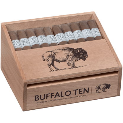 Buffalo Ten By Artista Cigars Toro Natural 40 Ct. Tray 6.00X60